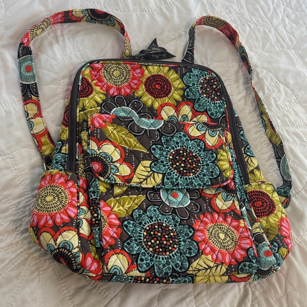 Vera Bradley Flower Shower Backpack